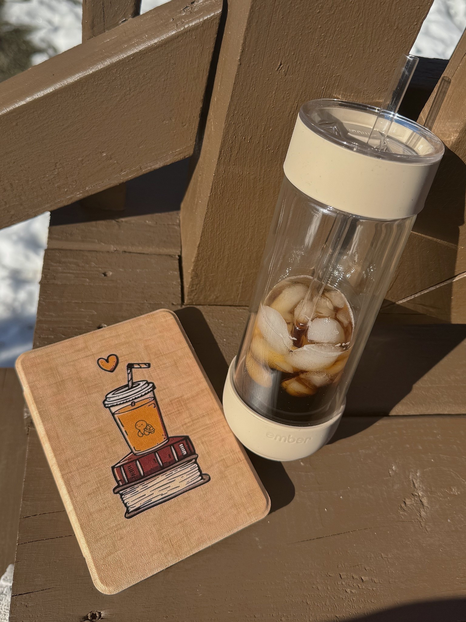 Glass double wall insulated cold tumbler by Ember absolute best! 
& kindle of course 



#LTKmorningroutine #LTKmomlife #LTKSaleAlert