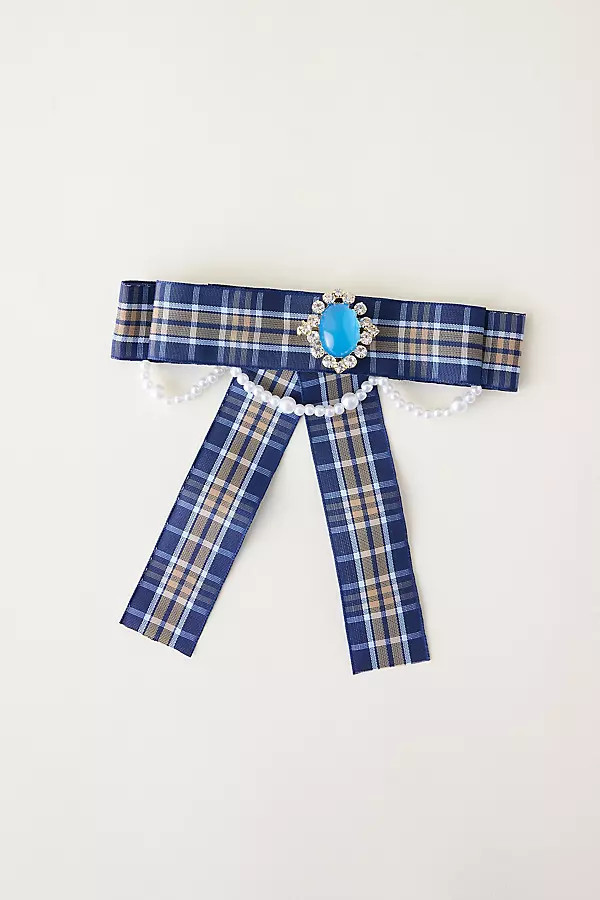 Tartan Bow Brooch | Anthropologie (UK)