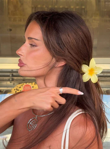 Kadence Hair Clip Yellow | Princess Polly US