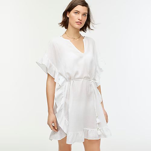 Side-ruffle tunic | J.Crew US