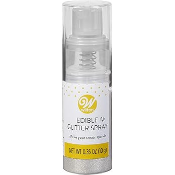 Wilton Edible Silver Glitter Spray, 0.35 oz. | Amazon (US)