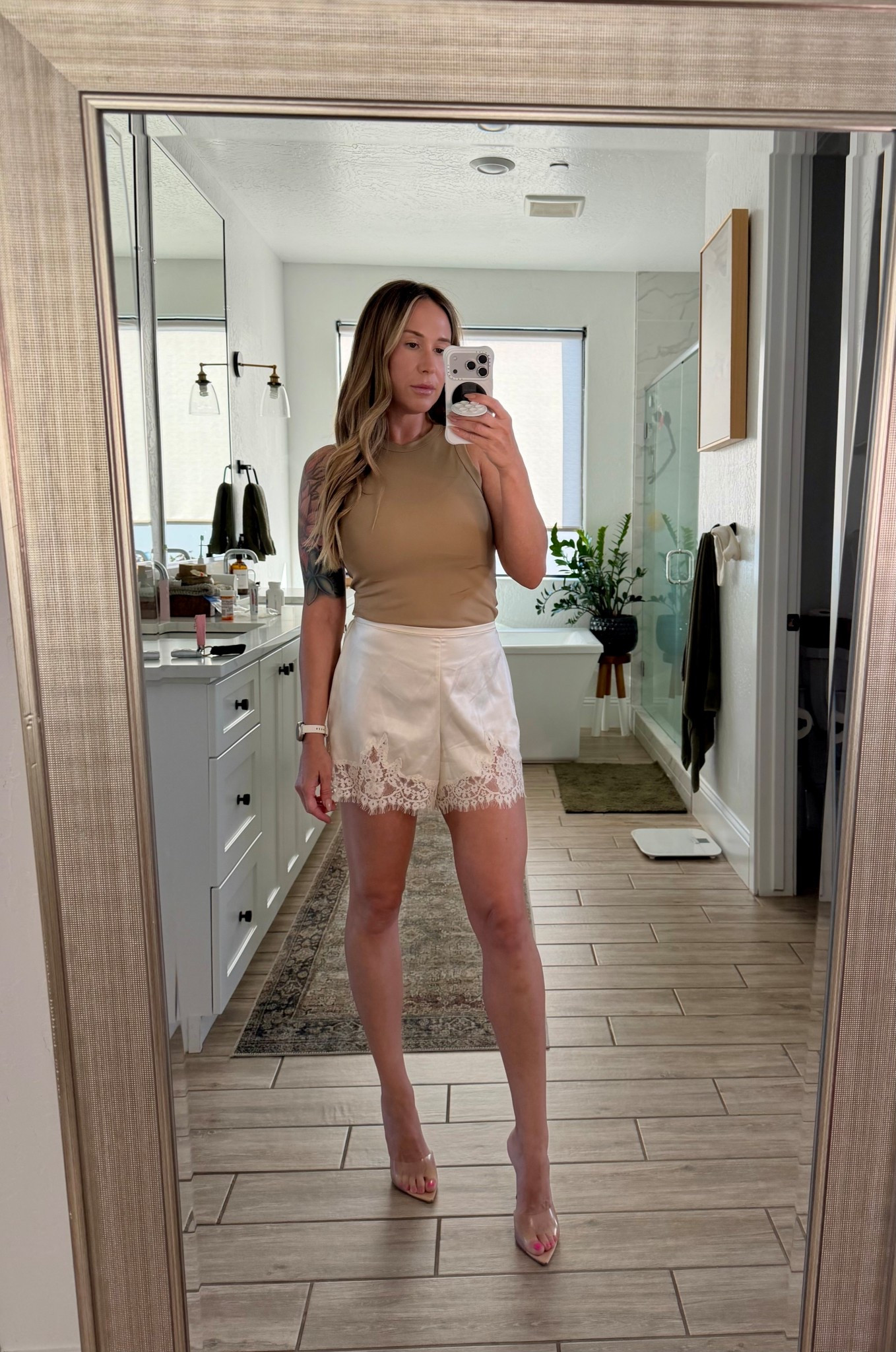 Casual spring outfit, lace shorts

#LTKgrwm #LTKootd #LTKdayinmylife