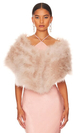 Lottie Wrap in Blush | Revolve Clothing (Global)