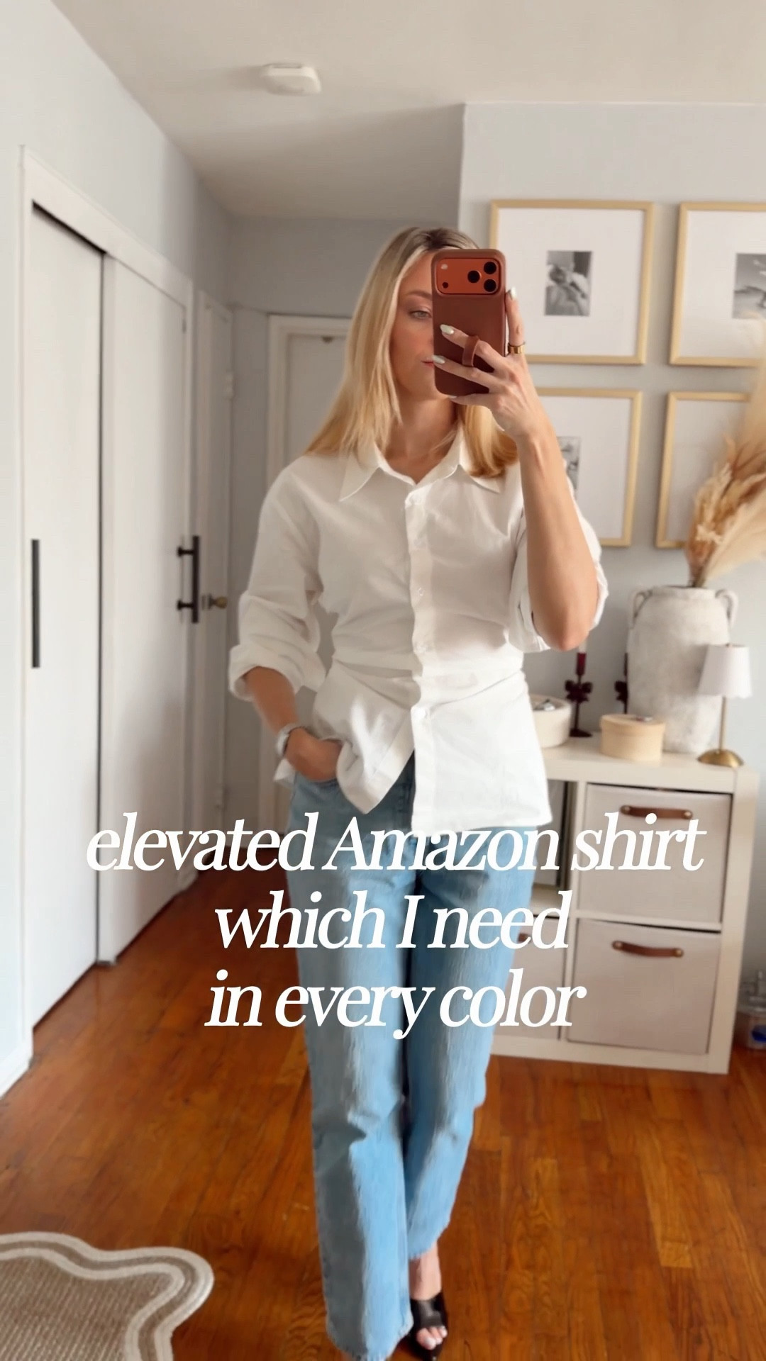 You can never go wrong with a basic white shirt, but if you are looking for a more elevated look, this is the one! Found it on @amazon and immediately want it in different colors! 100% cotton! #ad #founditonamazon

Spring outfits 2026 • work outfits • Amazon shirt 

#LTKSaleAlert #LTKWorkwear #LTKootd