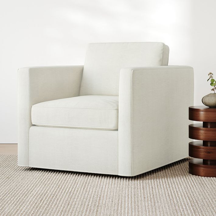 Harris Fitted Slipcover Chair | West Elm (US)