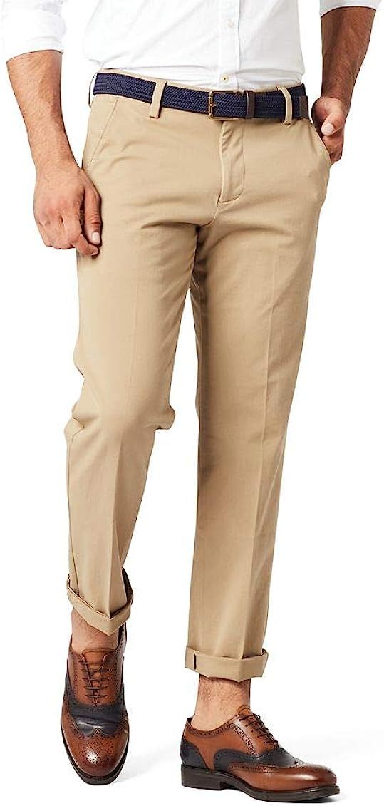 Dockers Men's Slim Fit Workday Khaki Smart 360 Flex Pants | Amazon (US)