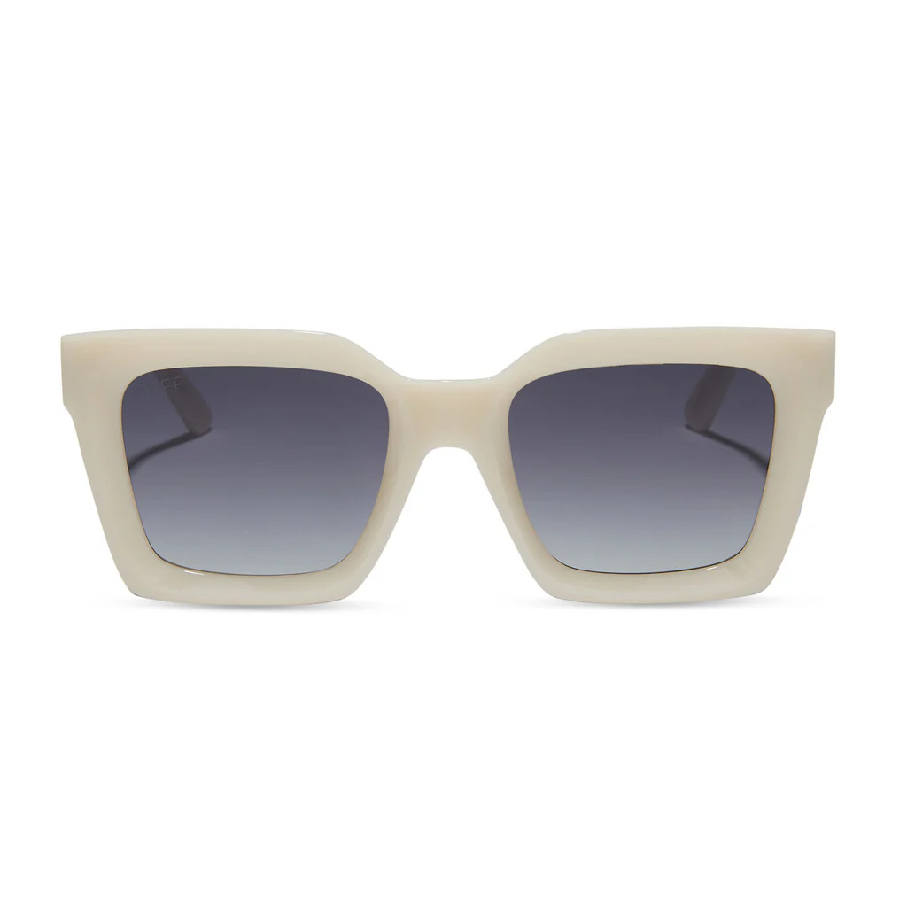 MADI NELSON - THE NAVY + MERINGUE + GREY GRADIENT + POLARIZED SUNGLASSES | DIFF Eyewear