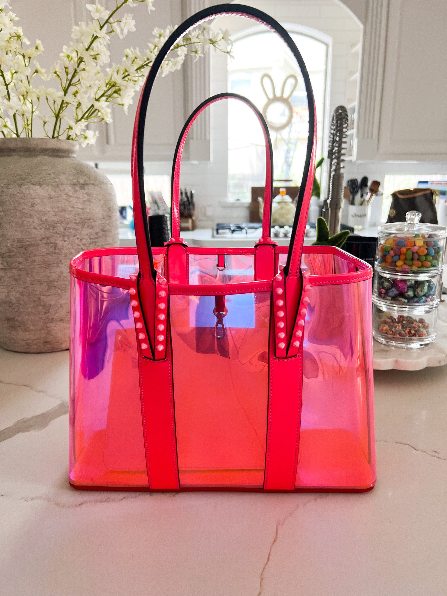 Louboutin Small Cabata Transparent Tote 

#LTKitbag #LTKSeasonal #LTKtravel