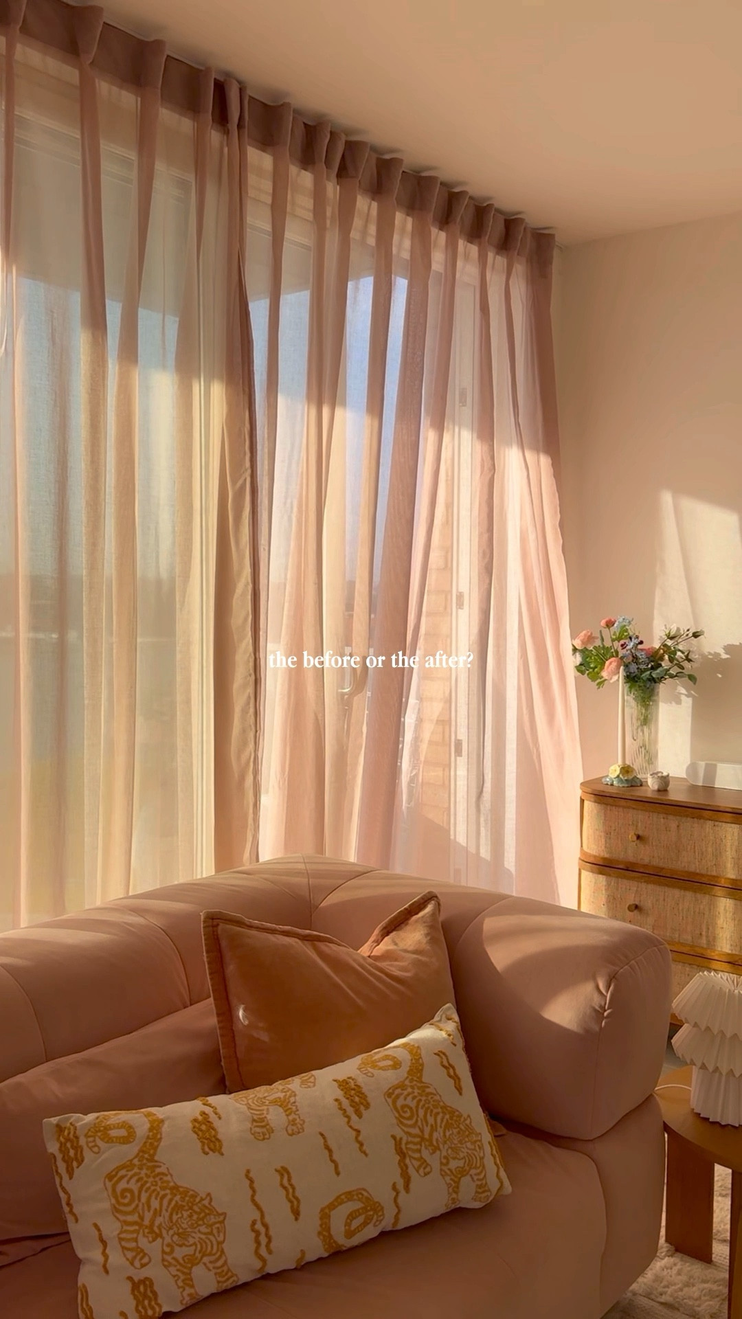 Can changing your curtains really change your whole room?

I went for these sheer muted-pink curtains and honestly… I didn’t expect them to change the vibe this much.

Would you go for the fresh and bright ‘before’… or the soft and cosy ‘after’? 💭

#HomeDecor #RoomMakeover #BeforeAndAfter #CosyVibes #InteriorInspo #LivingRoomIdeas #SmallChangesBigImpact #LTK

#LTKhome #LTKuk