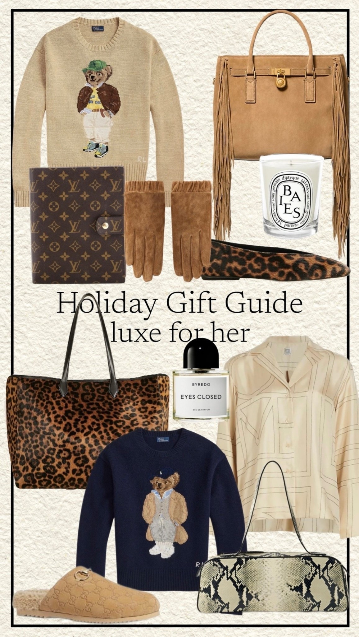 Holiday Gift Guide 
Luxe for her 

#LTKStyleTip #LTKHoliday #LTKGiftGuide