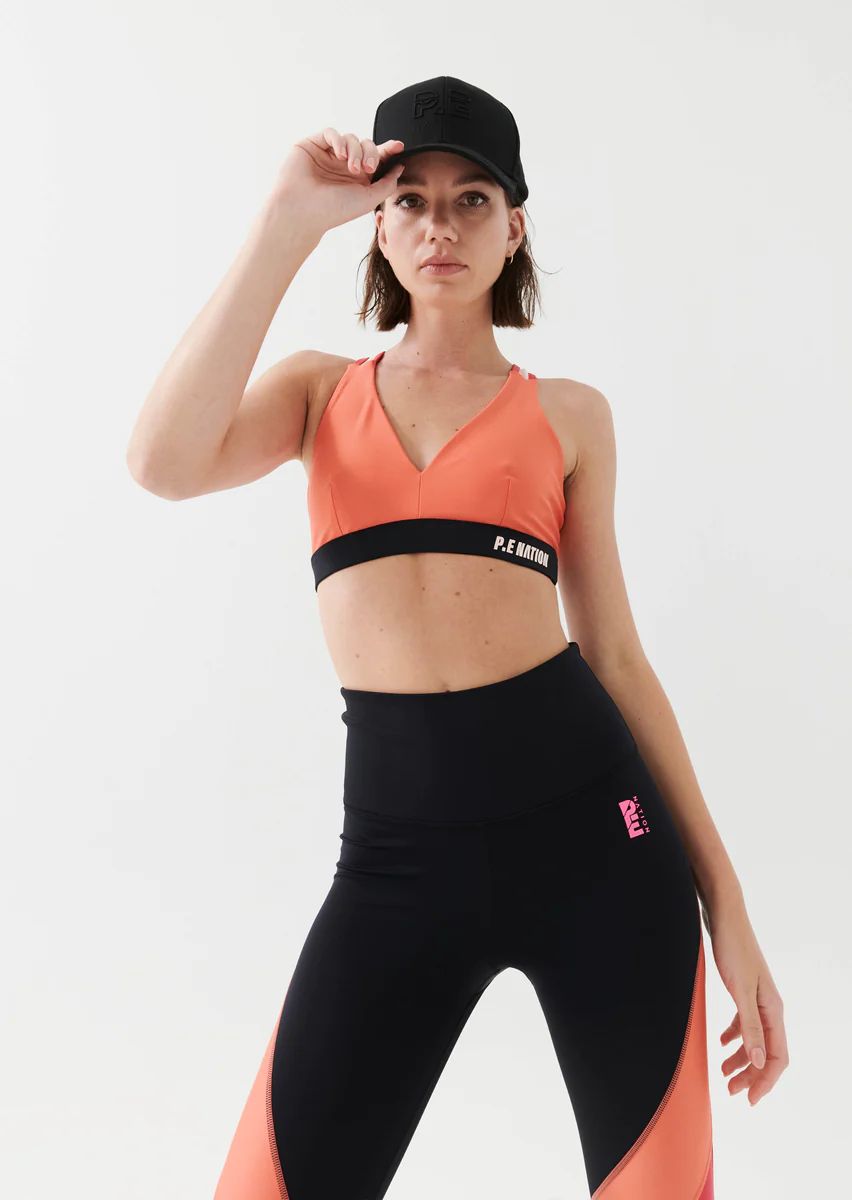 High Press Sports Bra | Persimmon | P.E Nation | P.E Nation