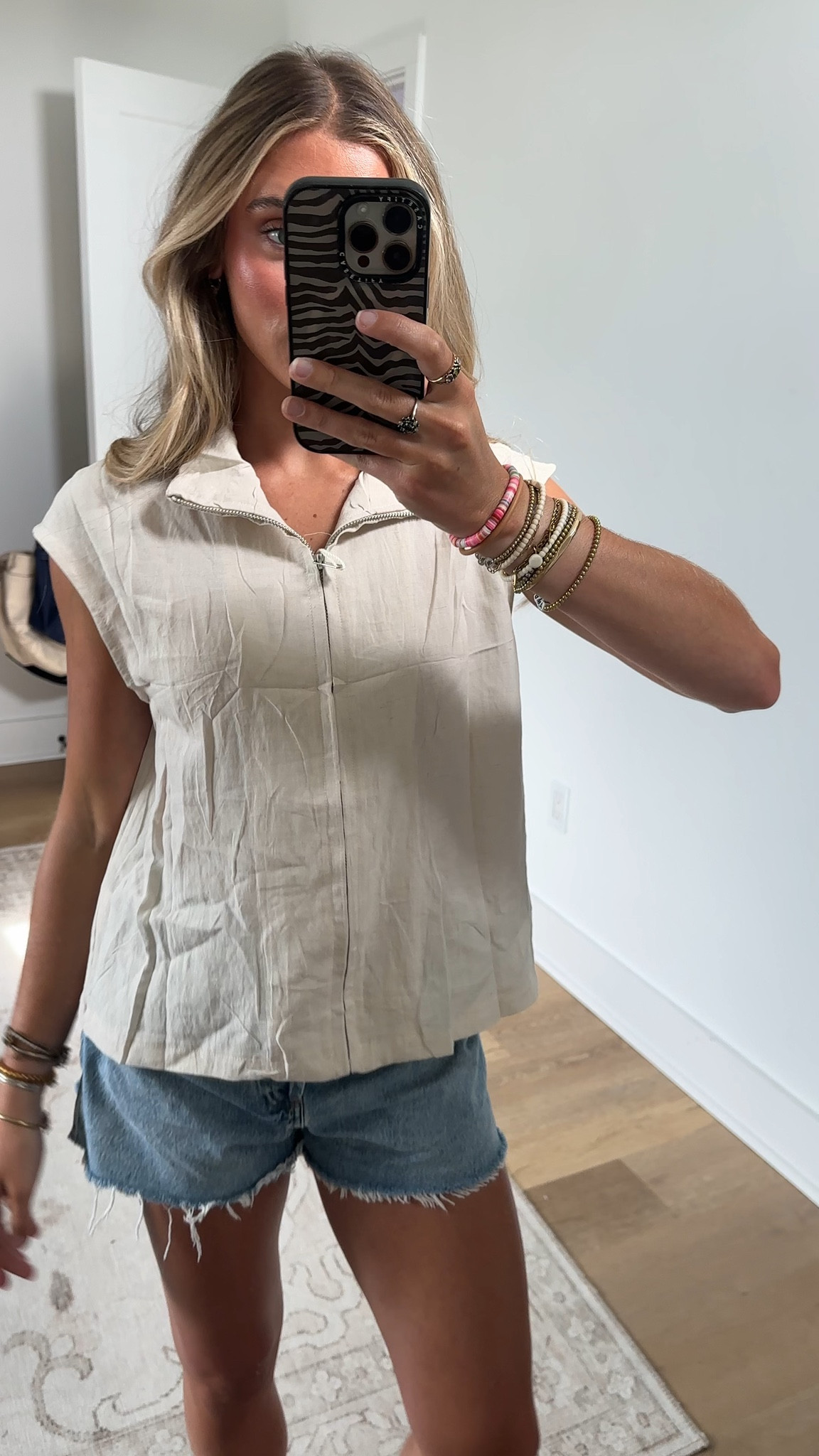 Amazon size small Omoone Womens Linen Blend Tank Tops Summer Trendy Zip Up Sleeveless Vest
Soft breathable shirts for women, lightweight cropped cap sleeve blouse, v-neck loose fit casual vest top everyday wear

#LTKootd #LTKSaleAlert #LTKSeasonal