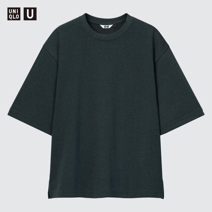 U AIRism Cotton Short-Sleeve Oversized T-Shirt | UNIQLO (US)