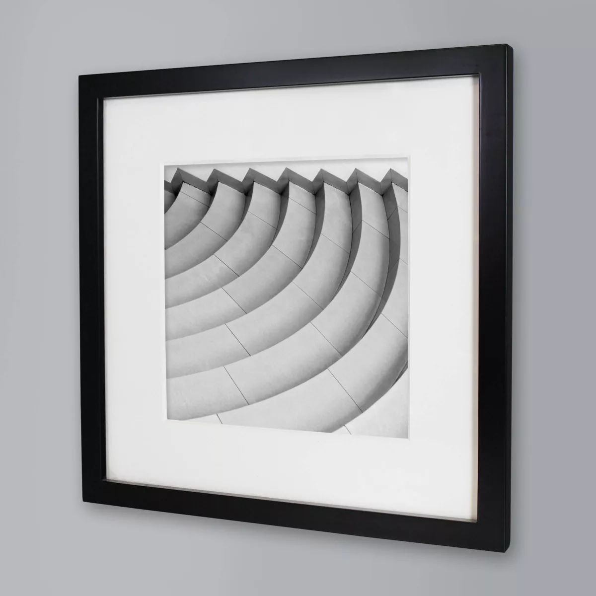 12" x 12" Single Picture Matted Frame Black - Threshold™ | Target