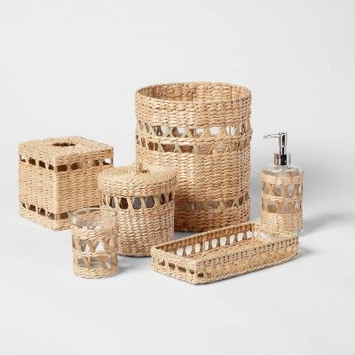 Woven and Glass Bath Collection - Threshold™ | Target