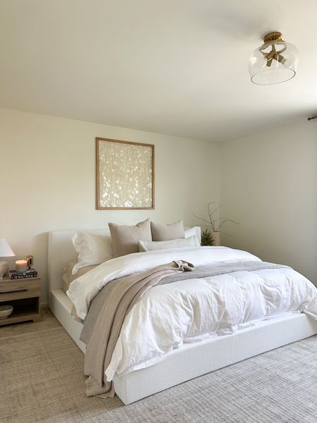 cozy bedding, neutral bedroom the sheets are in color sand

#LTKhome