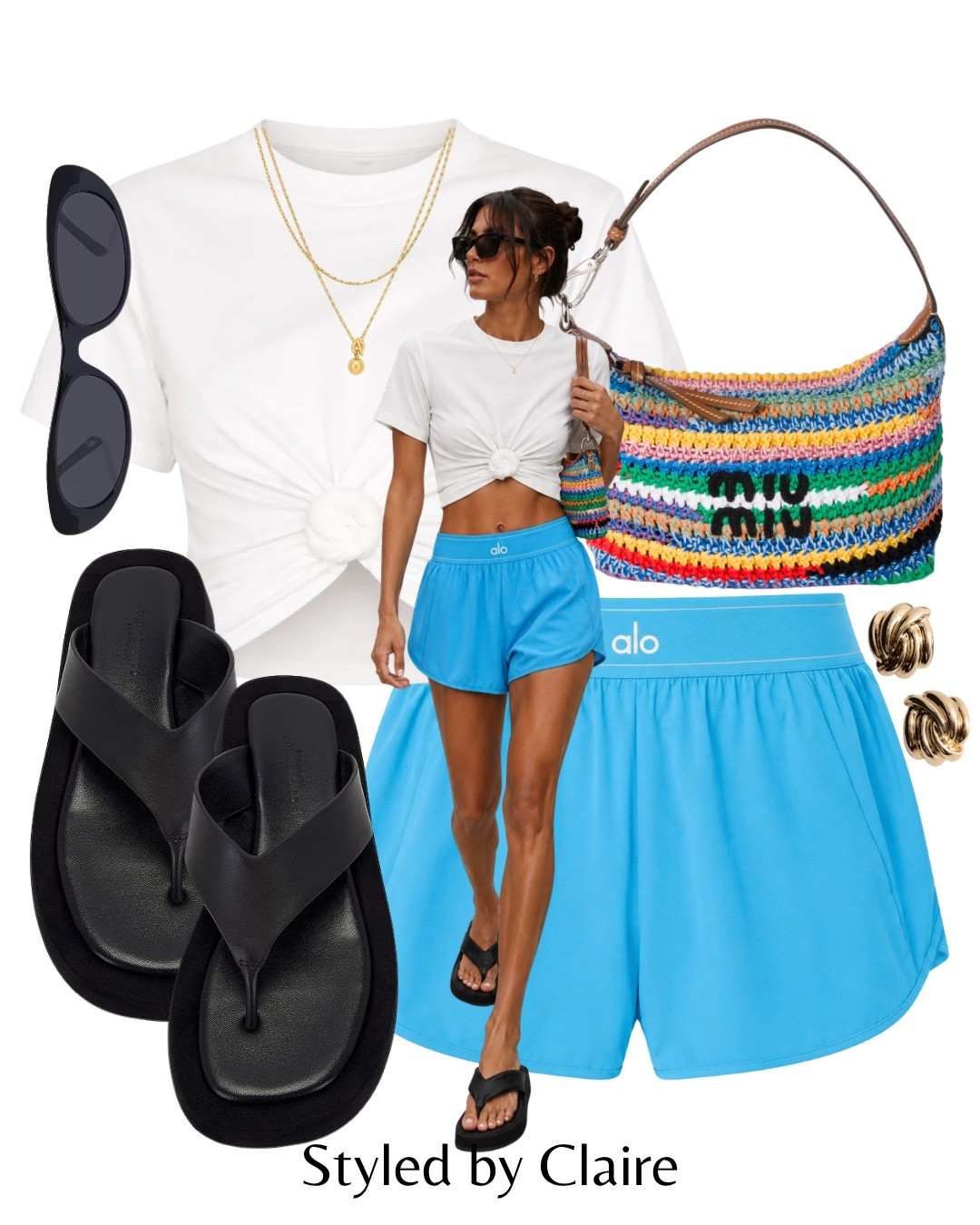 ALO AZURE BLUE SHORTS🦋

#LTKsummer #LTKbag #LTKshoes