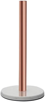 LUTAVOY Marble Paper Towel Holder Copper Plated Paper Towel Holder with Marble Base (KZ33 - Bronz... | Amazon (US)