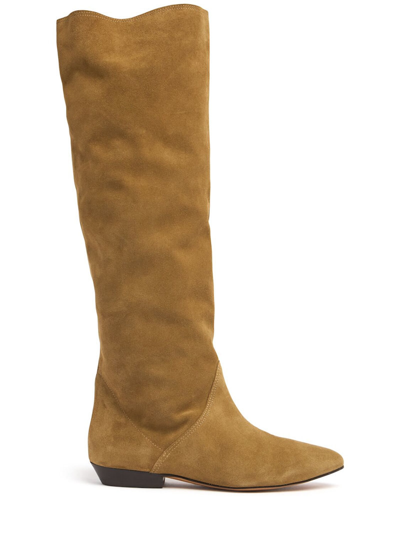10mm Sayla-gb suede tall boots | Luisaviaroma