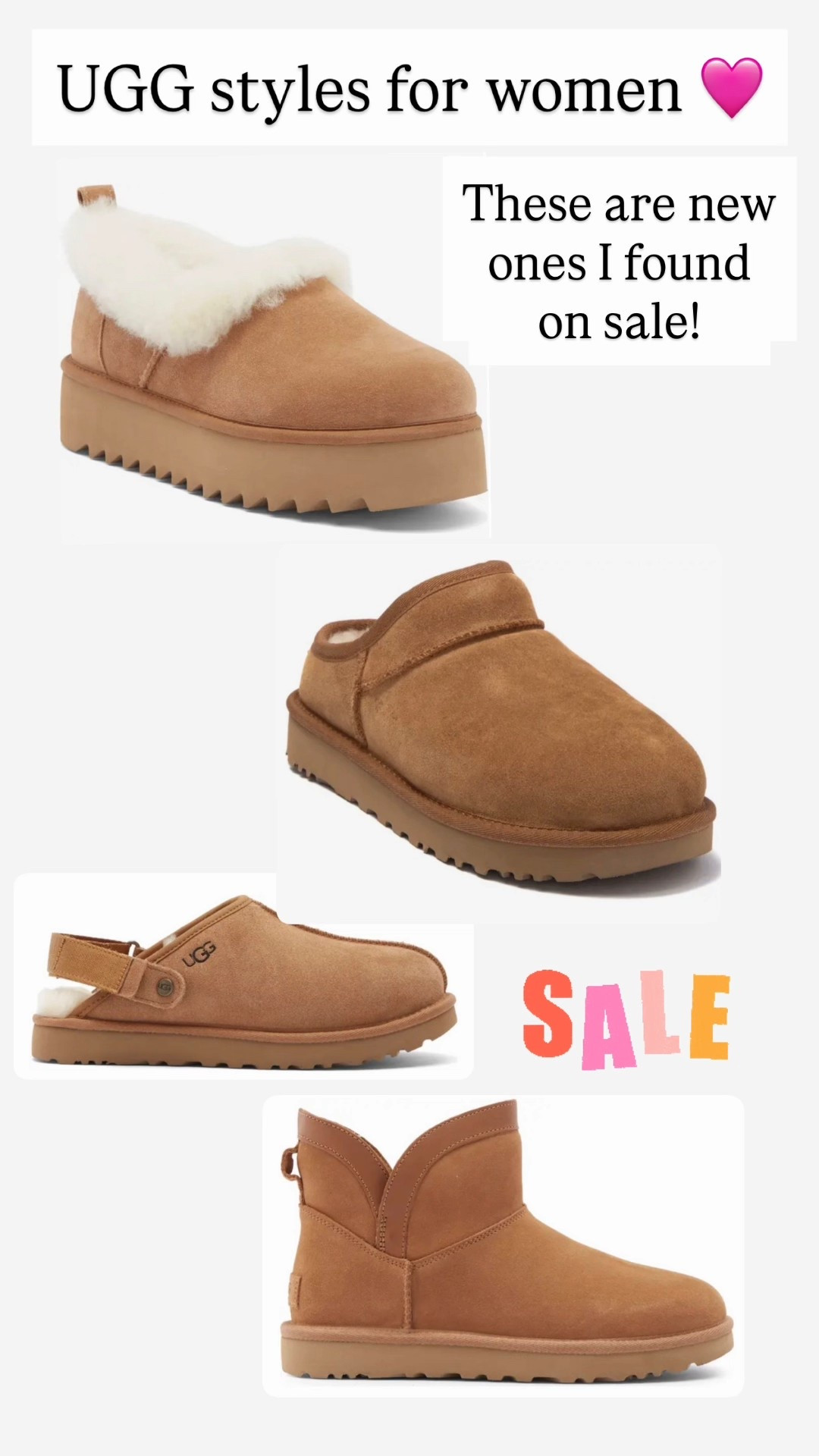 UGG styles for women on sale 💜🩷

#LTKSaleAlert