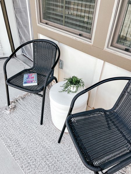 Reading outside on my balcony is my favorite Sunday activity🤍🍃#apartmentliving #outdoorfurniture #patiofurniture #balconyfurniture #targetdecor #wayfairdecor #wayfair #target #colleenhoover #neutralhome #neutralhomedecor 

#LTKhome #LTKFind #LTKunder100