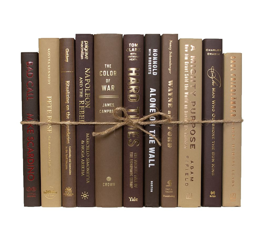 Cloth ColorPak Books, Chocolate | Pottery Barn (US)