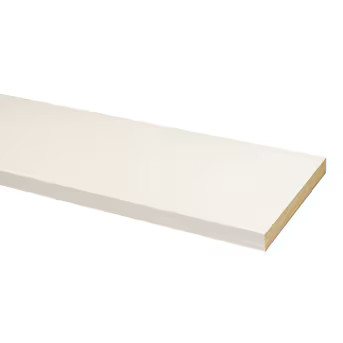 RELIABILT 1-in x 6-in x 8-ft Square Primed Primed white S4S MDF | Lowe's