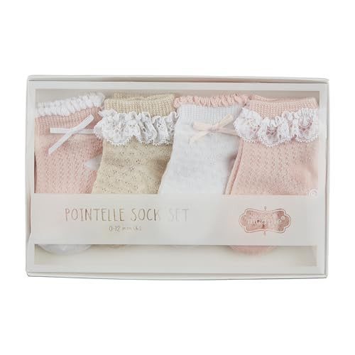 Mud Pie Children's Pointelle Sock Box Set; 0-12M | Amazon (US)
