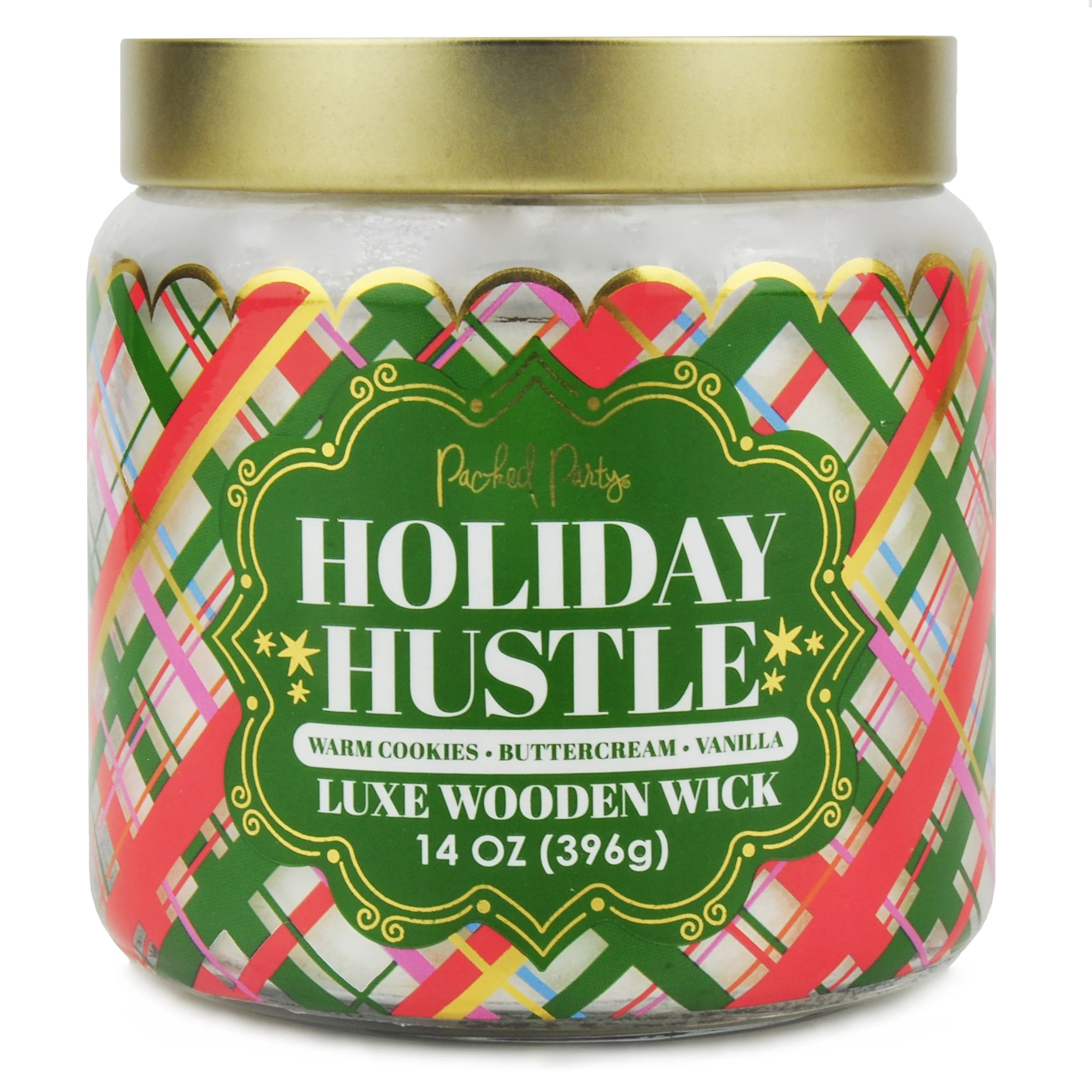 Packed Party Wrap 2 Wick Holiday Hustle candle, 14 Ounce | Walmart (US)