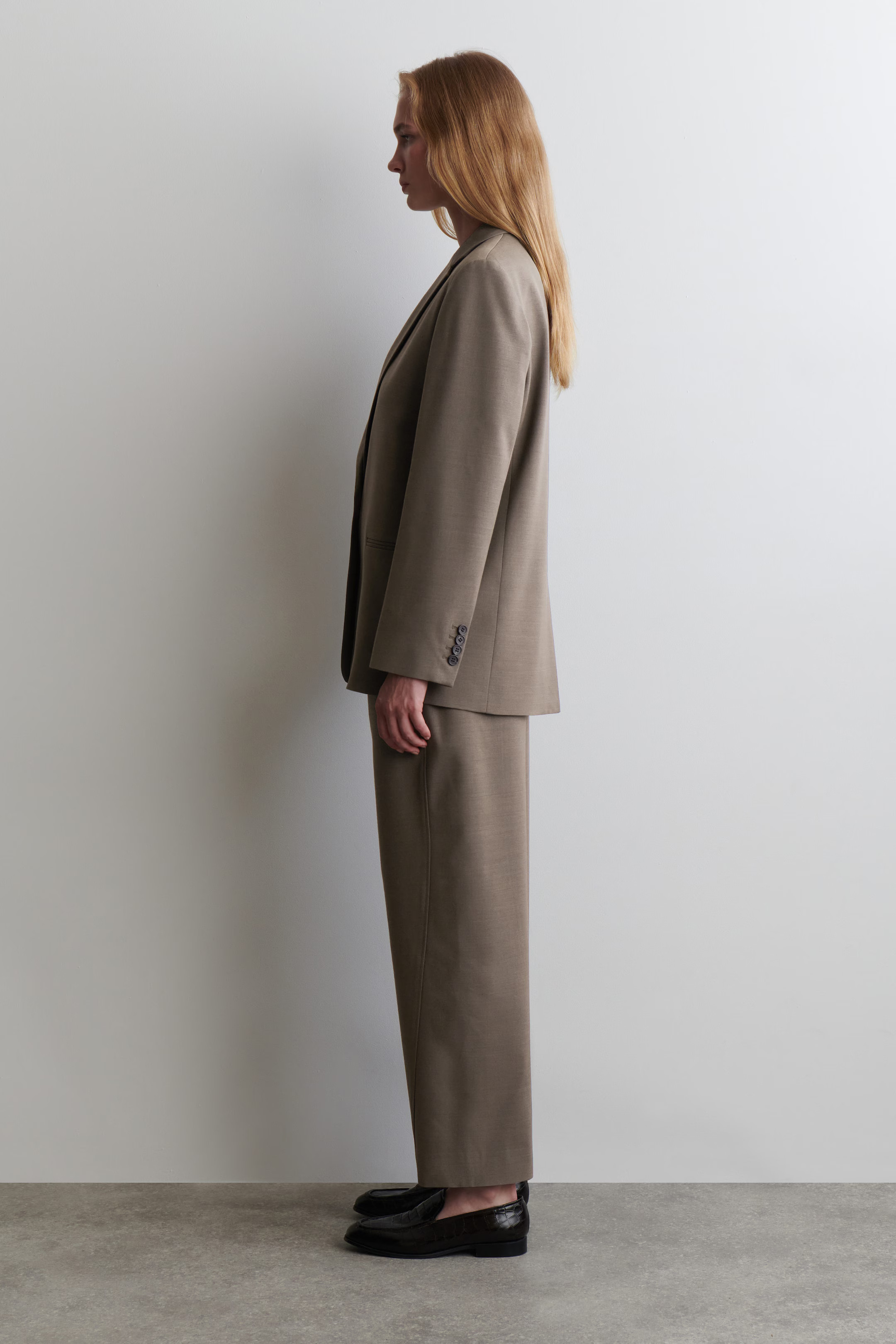 WOOL-BLEND BLAZER - BROWN | COS US | COS (EU)