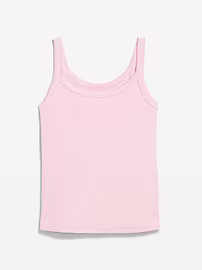 90s Ribbed Lace-Trim Tank | Old Navy (US)