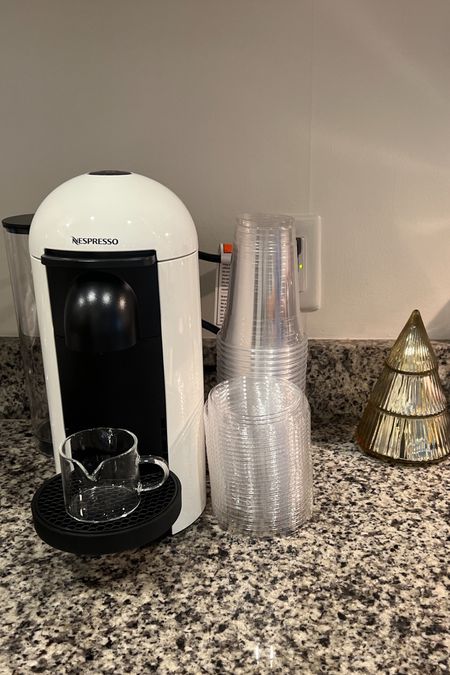 Nespresso VirtuoPlus with iced coffee cups and espresso glass from Amazon! 

#LTKHoliday #LTKSeasonal #LTKhome