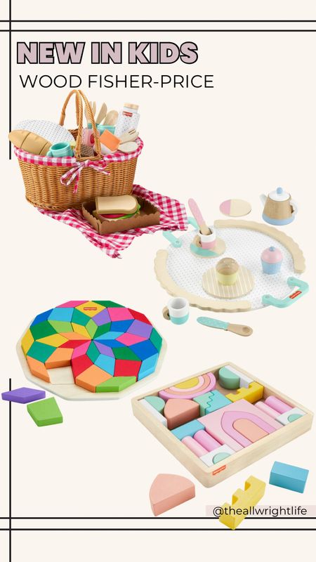 New in kids from Fisher-Price! These wood toys and pretend play sets would be great for toddlers!

#LTKBaby #LTKFamily #LTKKids