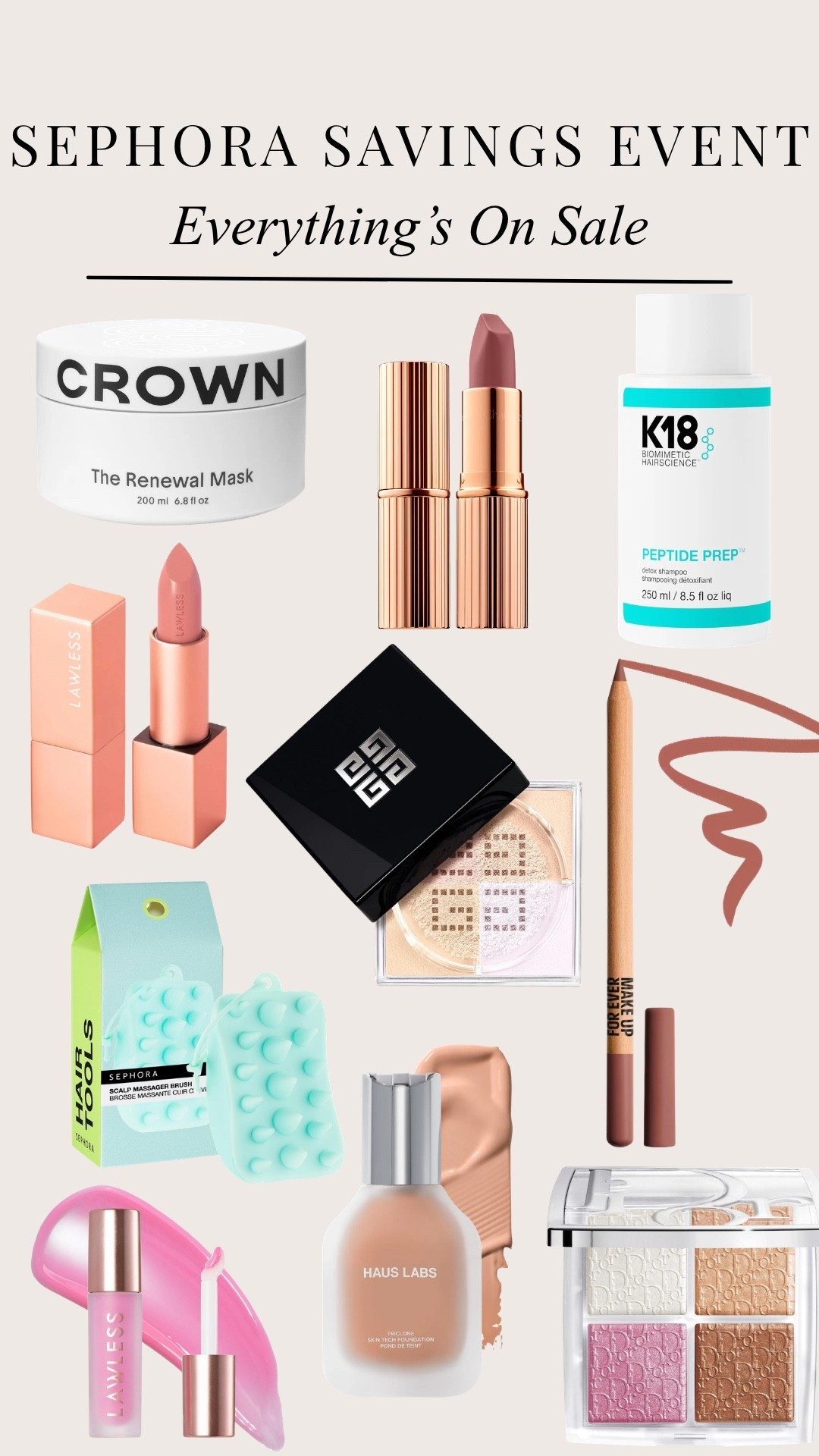 My beauty favorites from the Sephora Savings Event! ✨💄

The sale starts today for Rogue Members and then 4/14 for everyone else. Ends on 4/20!

#LTKgrwm #LTKBeauty #LTKSaleAlert