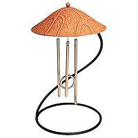 Sunblossom Solar Gifts Spiral Solar Powered Desk Chime, Stone | Amazon (US)