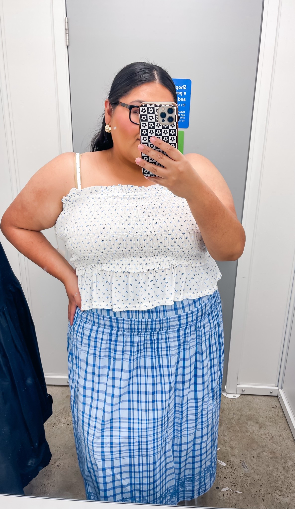 A blue skirt outfit idea! Love an easy and breezy spring look! 
Tank & skirt: xxl


#LTKgrwm #LTKMidsize #LTKPlusSize