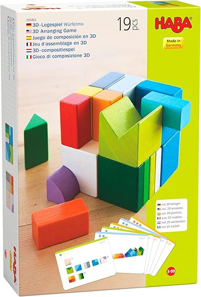 HABA Wooden Chromatix Building Blocks (Made in Germany) | Amazon (US)
