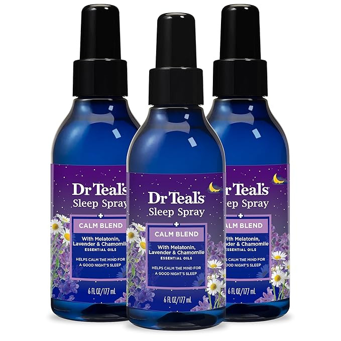 Dr Teal's Sleep Spray with Melatonin & Essential Oil Blend, 6 fl oz (Pack of 3) | Amazon (US)