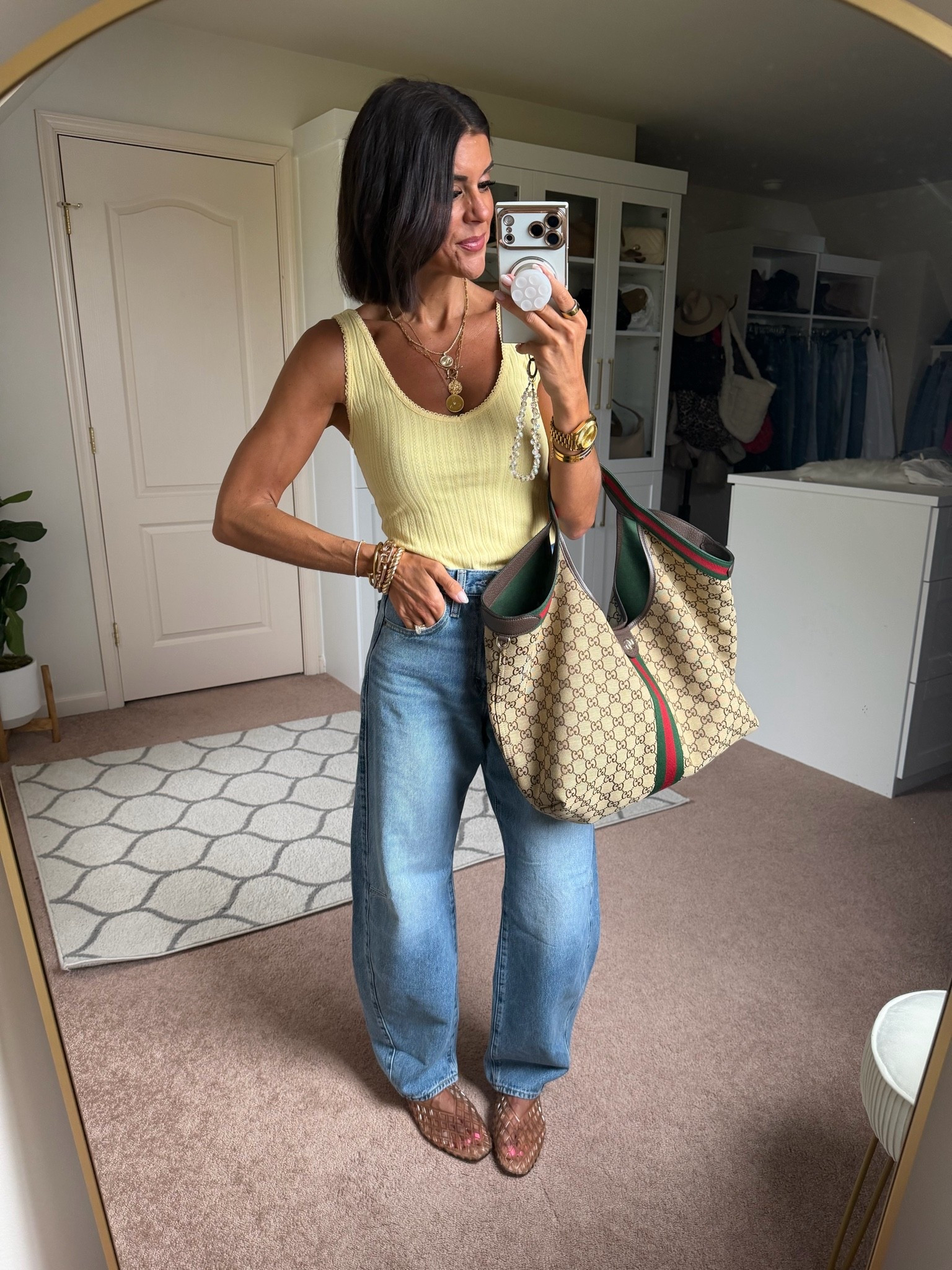 Today’s fit! Love this $12 Target tank! Size xs. Levi barrel jeans on sale! Size 25

#LTKootd #LTKgrwm #LTKSeasonal