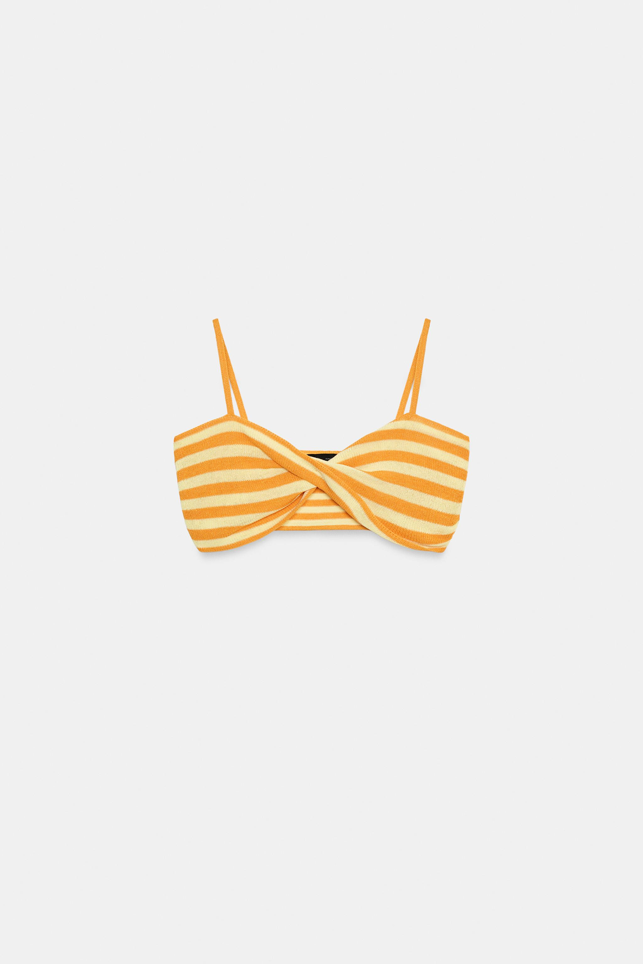 STRIPED KNIT TOP | Zara US