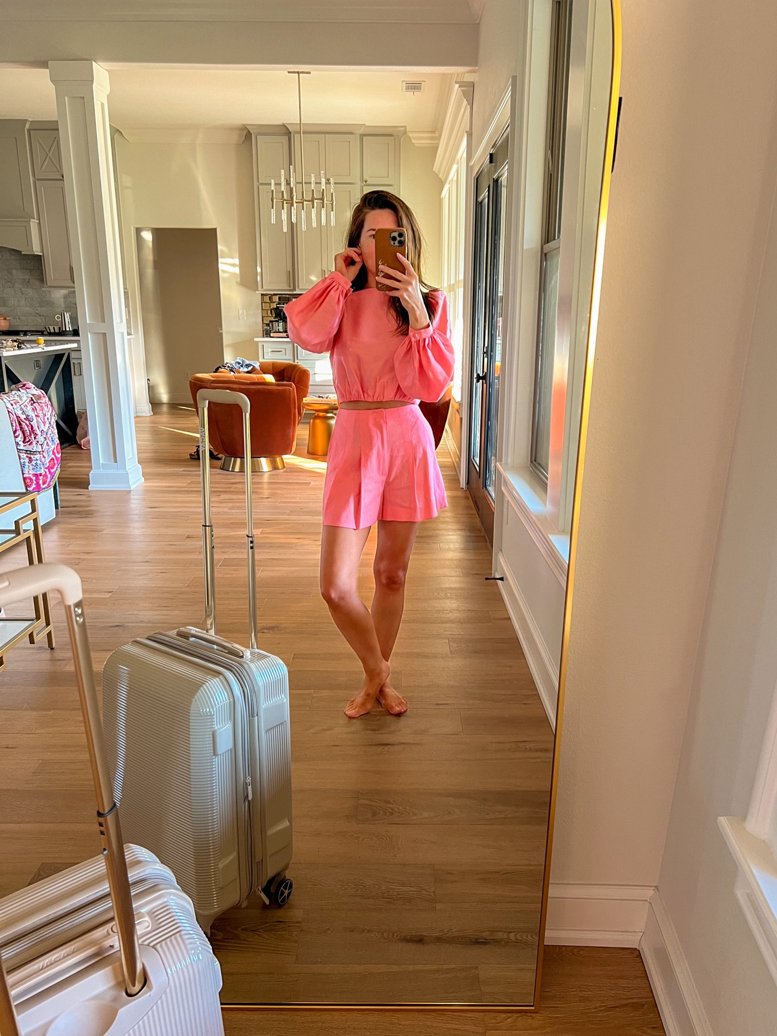 Pink set! Also peep my carry on roller is on SALE! 

#LTKStyleTip #LTKTravel #LTKFindsUnder100