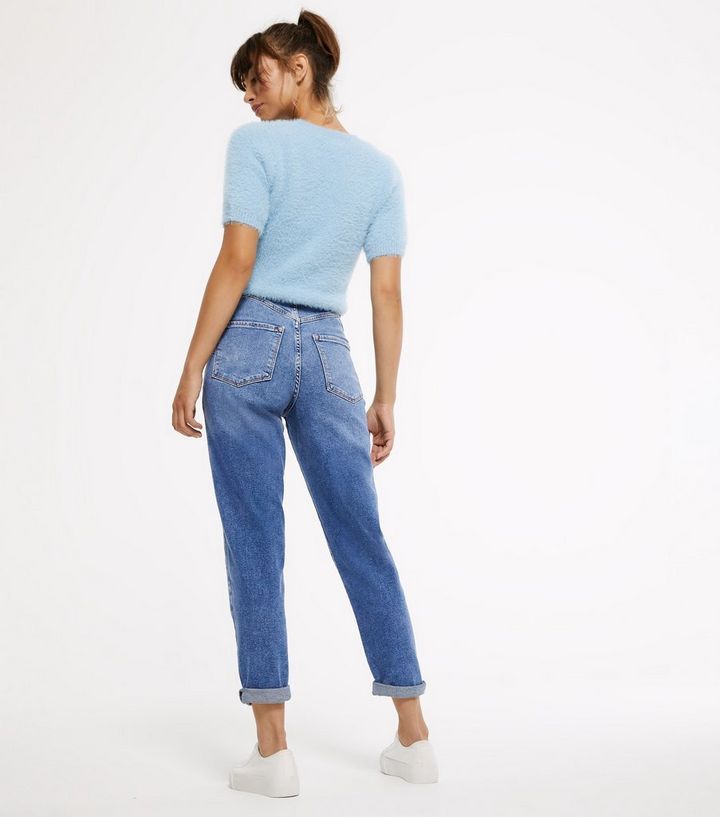 Blue Waist Enhance Tori Mom Jeans 
						
						Add to Saved Items
						Remove from Saved Items | New Look (UK)