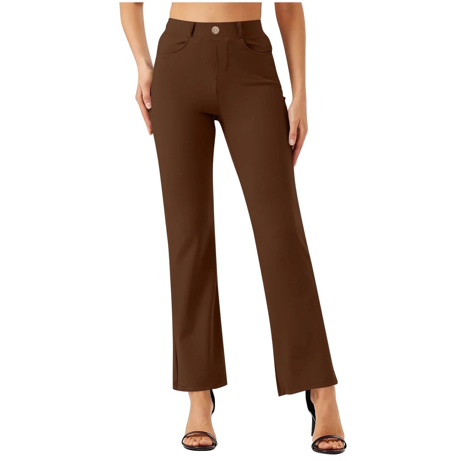 Tawop Trouser Pants for Women, Womens Pull Up Pants with Pockets Business Casual Pants Strechy Ut... | Walmart (US)