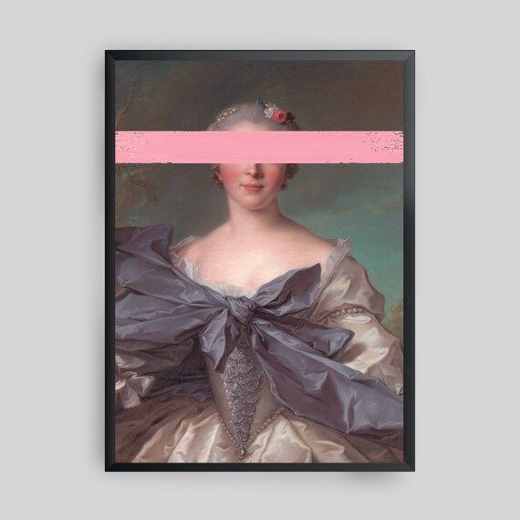 Pink Lady Framed Modern Art Print 16x20 Classical Art Print - Etsy | Etsy (US)