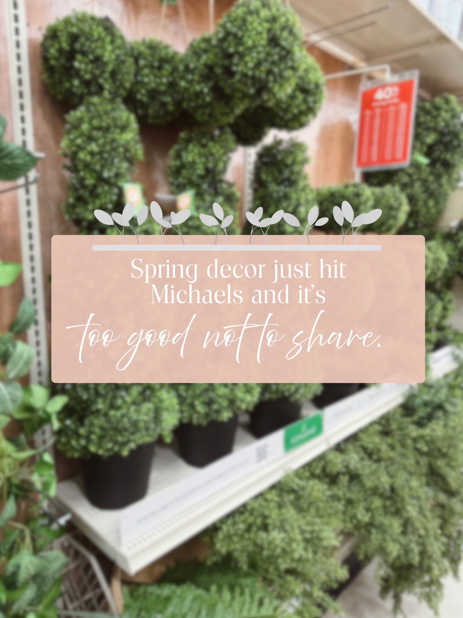 okaaaaaaay Michaels with some of the cutest spring decor!! 😍

#LTKSeasonal #LTKU #LTKHome