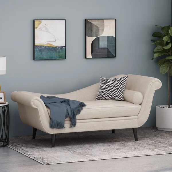 Upholstered Chaise Lounge | Wayfair North America