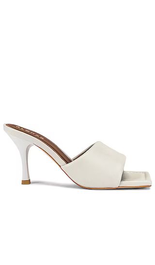 Puffy Mule in White | Revolve Clothing (Global)