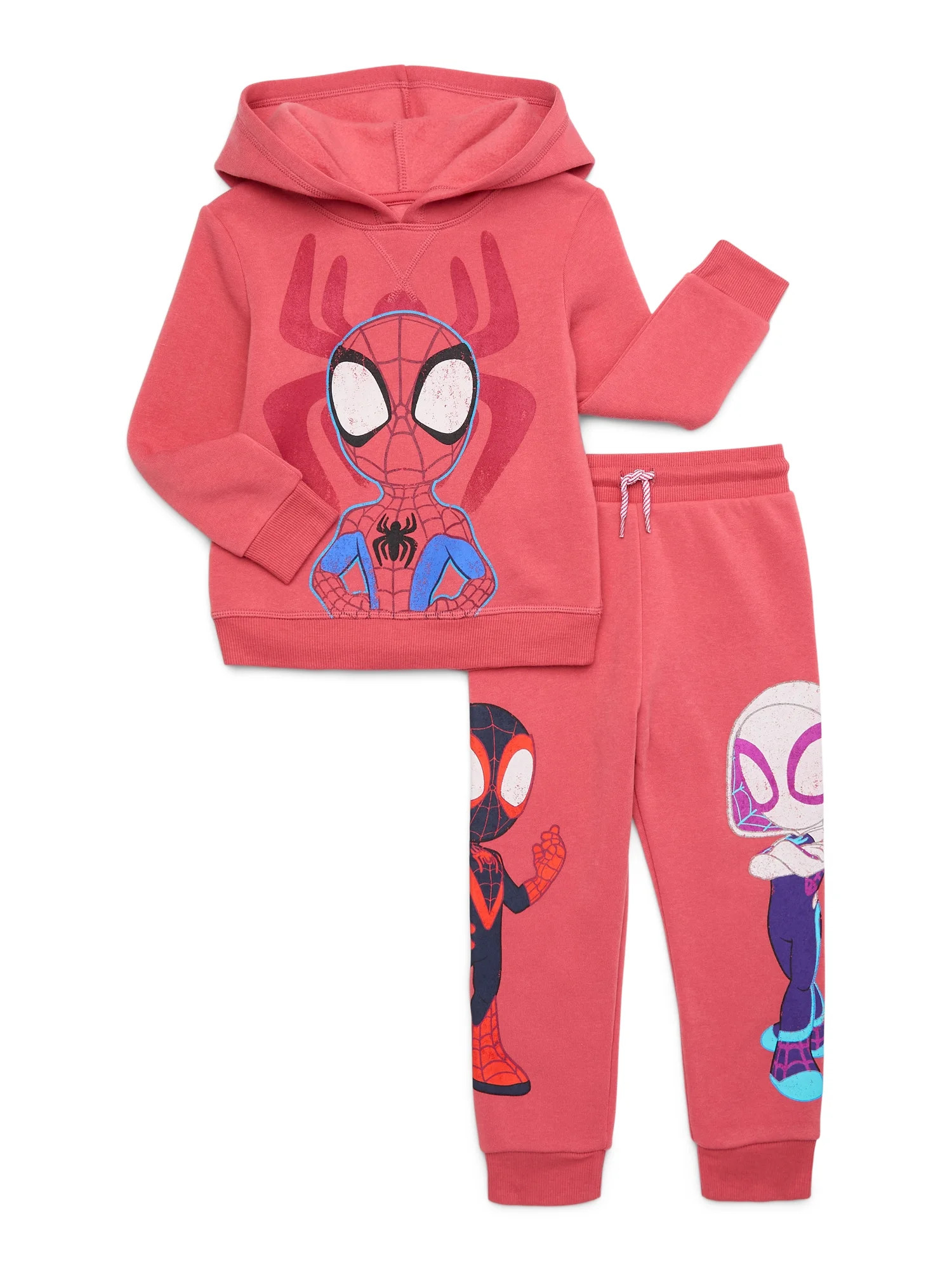 Spidey & Amazing Friends Toddler Boy Hoodie and Joggers Set, Sizes 12M-5T | Walmart (US)