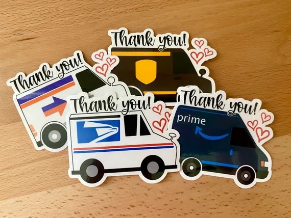 Thank you  Delivery Driver Stickers | Etsy | Etsy (US)