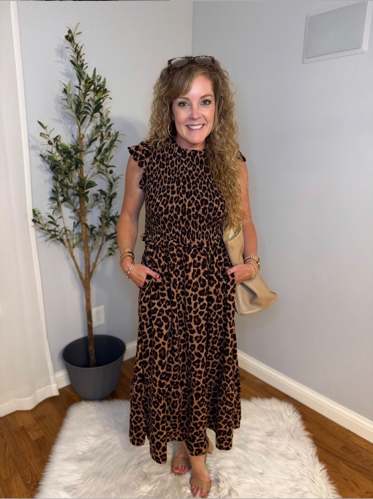 Walmart✨ dress restocked! 🙌Wearing size small.

$27 Walmart Time and Tru Women's Smocked Bodice Midi Woven Dress, Sizes XS-XXXL / teacher dress / teacher outfit / work outfit / church dress / leopard print dress / fall dresses / affordable fashion

#LTKOver40 #LTKSeasonal #LTKWorkwear